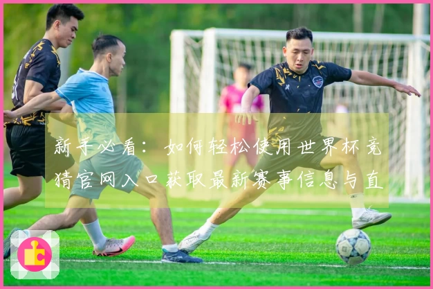 新手必看：如何轻松使用世界杯竞猜官网入口获取最新赛事信息与直播体验